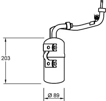 MAHLE AD277000S Klima Kurutucu Tüpü resmi