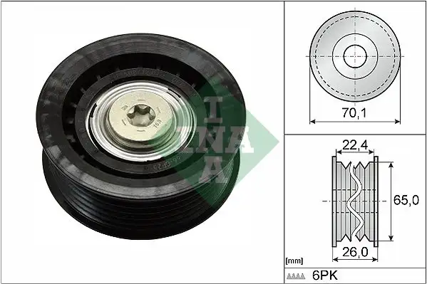 INA 532047110 Alternatör Gergi Rulmanı resmi