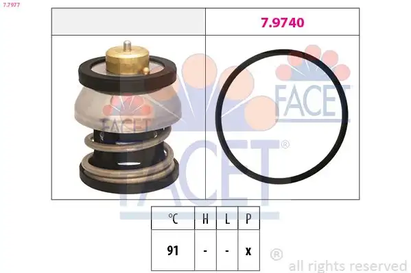 FACET 7.7977 Termostat 11538576288 resmi