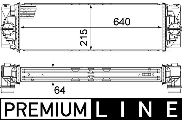 MAHLE CI368000P Turbo Radyatörü A9065010201 resmi