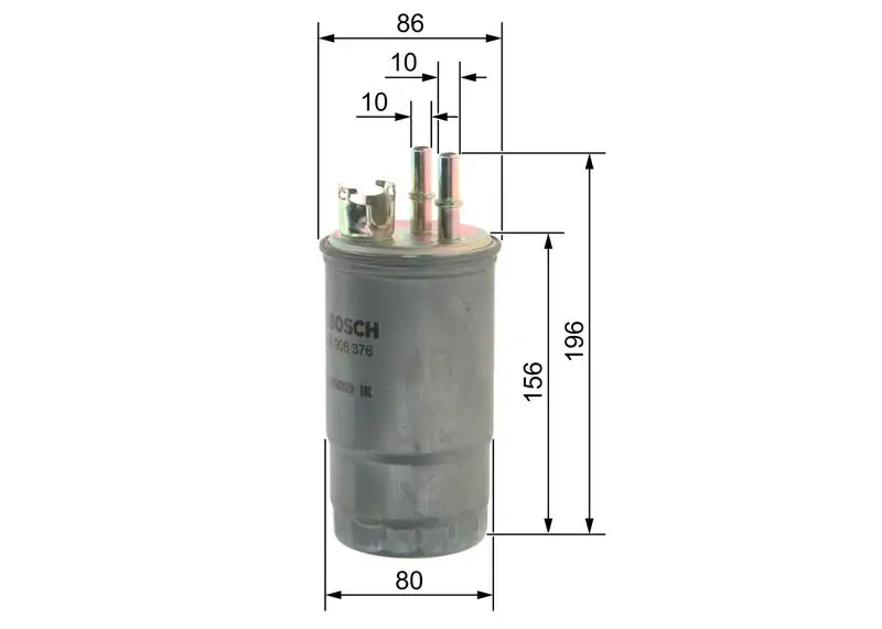 BOSCH 0450906376 Yakıt Filtresi resmi