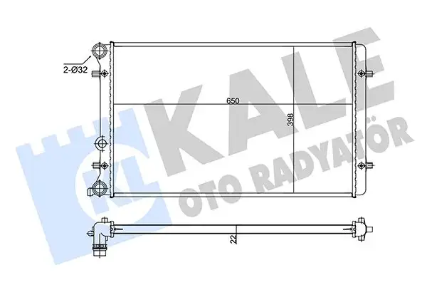 KALE 366400 Radyatör resmi