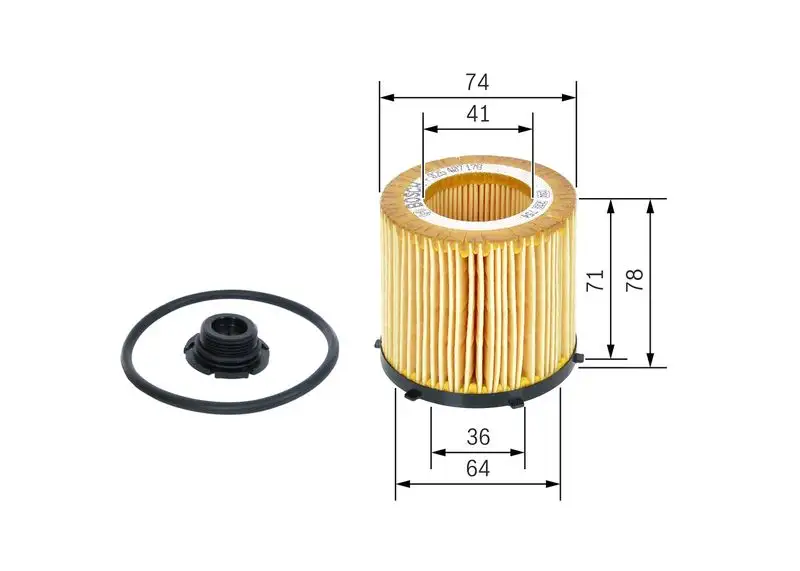 BOSCH F026407178 Yağ Filtresi 11427634291 resmi