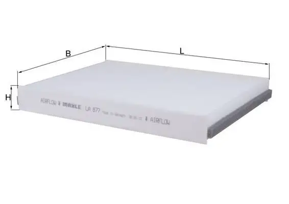 MAHLE LA877 Polen Filtresi A1668300218 resmi