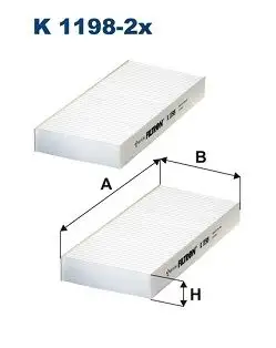 FILTRON K1198-2X Polen Filtresi resmi