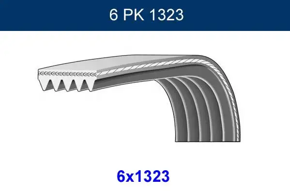GMB 6PK1323 Kayış resmi