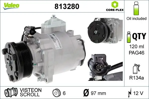 VALEO 813280 Klima Kompresörü resmi