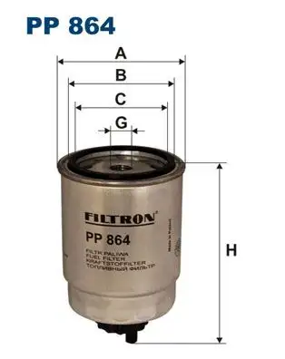 FILTRON PP864 Yakıt Filtresi resmi