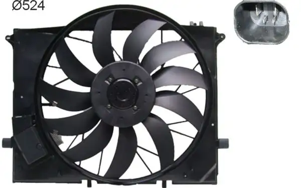 MAHLE CFF172000S Fan Motoru A2205000293 resmi