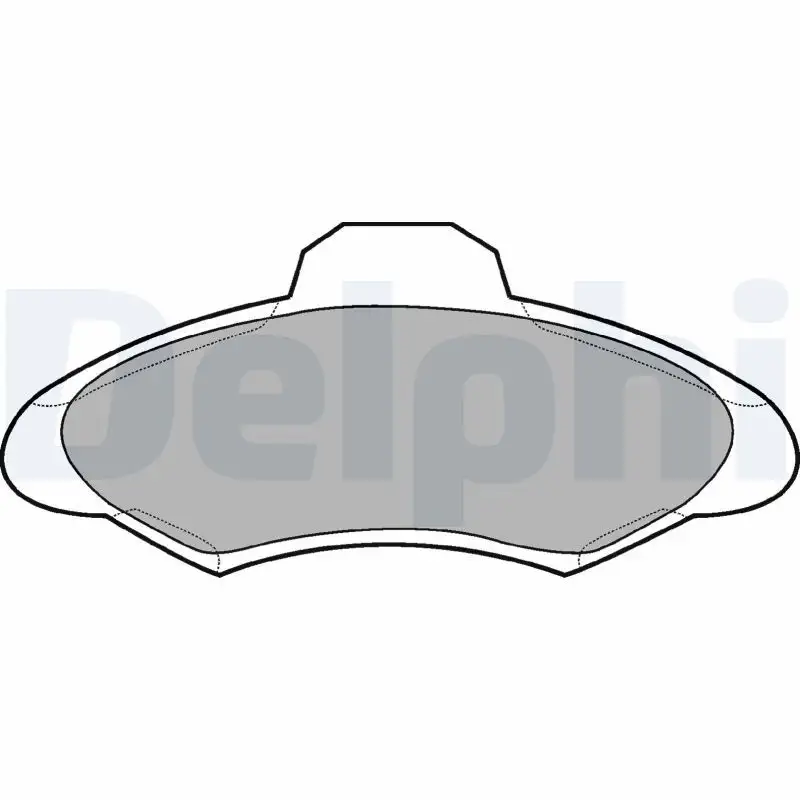 DELPHI LP673 Ön Fren Balatası resmi