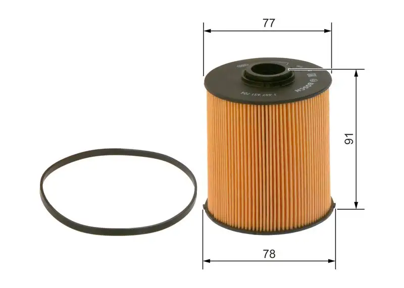 BOSCH 1457431704 Yakıt Filtresi resmi