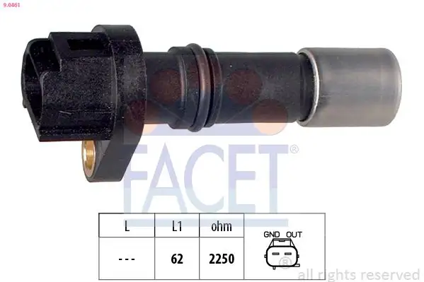 FACET 9.0461 Krank Sensörü 9091905062 resmi