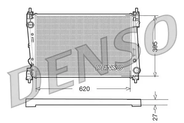 DENSO DRM09112 Radyatör resmi