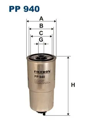 FILTRON PP940 Yakıt Filtresi STC2827 resmi