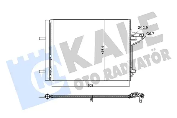 KALE 353155 Klima Radyatörü resmi