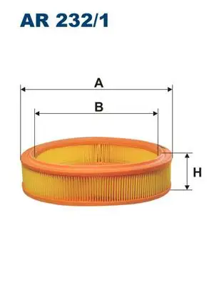 FILTRON AR232/1 Hava Filtresi 71754083 resmi