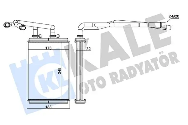 KALE 346840 Kalorifer Radyatörü 9464420380 resmi