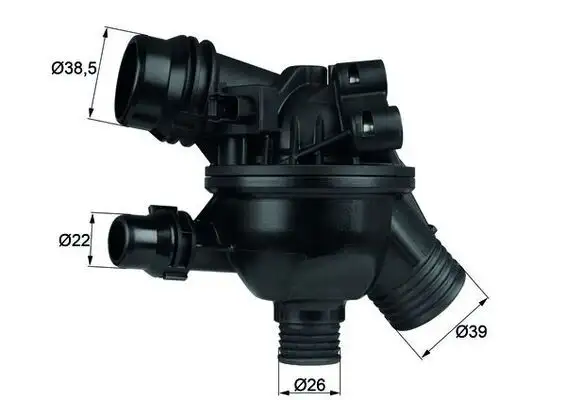 MAHLE TM19102 Termostat 11538671515 resmi