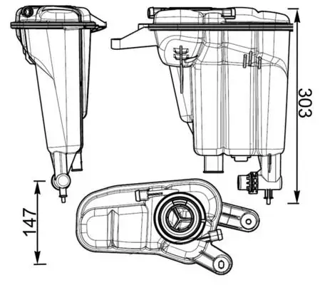 MAHLE CRT95000S Yedek Su Deposu resmi