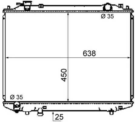 MAHLE CR1746000S Radyatör resmi