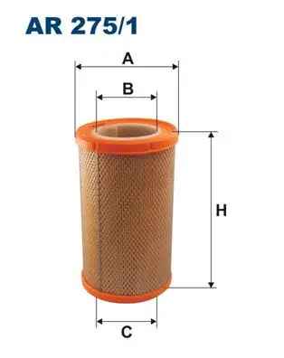 FILTRON AR275/1 Hava Filtresi 7701044645 resmi