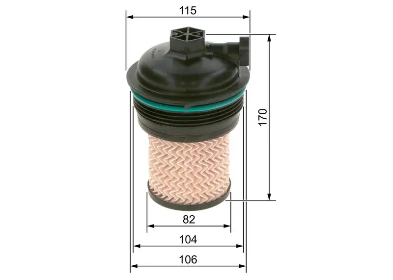 BOSCH F026402247 Yakıt Filtresi resmi