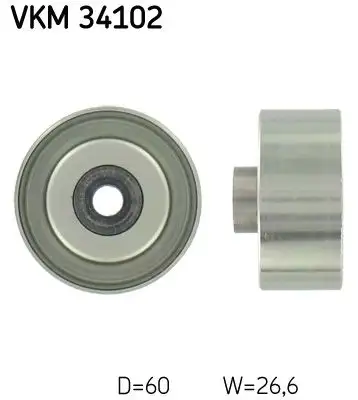 SKF VKM34102 Alternatör Gergi Rulmanı resmi