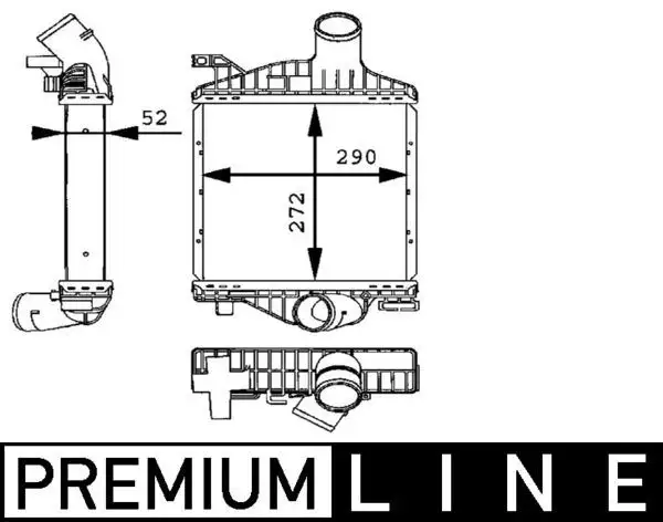 MAHLE CI88000P Turbo Radyatörü A6385012301 resmi