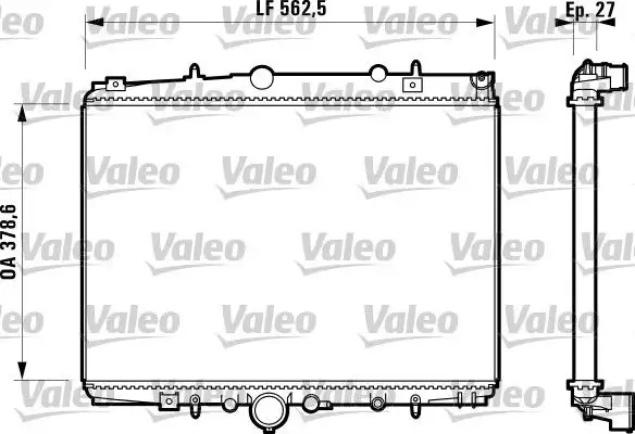 VALEO 732598 Radyatör resmi