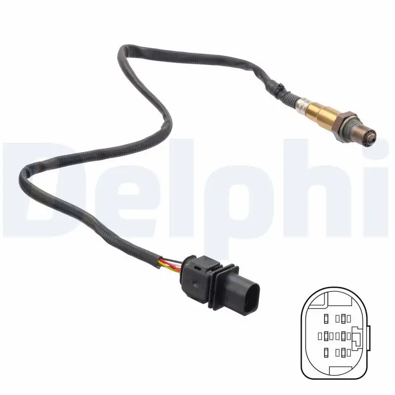DELPHI ES21263-12B1 Oksijen Sensörü 11787569930 resmi