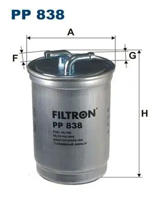 FILTRON PP838 Yakıt Filtresi resmi