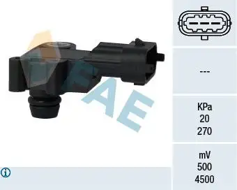 FAE 15100 MAP Sensörü 55567257 resmi