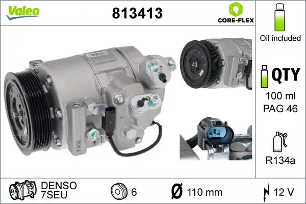 VALEO 813413 Klima Kompresörü resmi