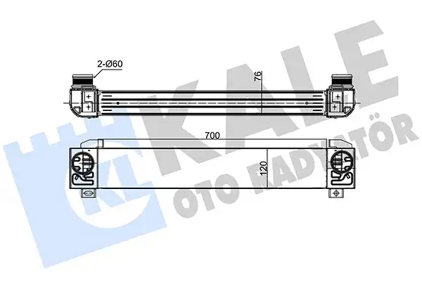 KALE 375745 Turbo Radyatörü 1440R9 resmi
