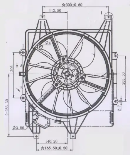 ORIS FRN02700R Fan Motoru 7701070217 resmi