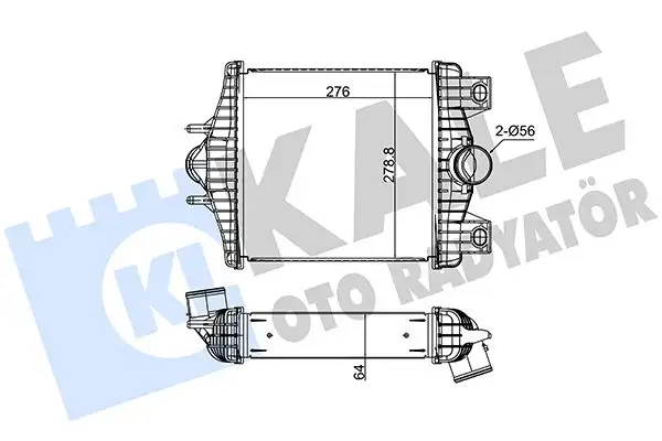 KALE 375720 Turbo Radyatörü LR036432 resmi