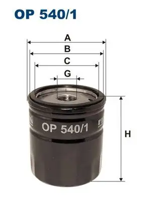 FILTRON OP540/1 Yağ Filtresi resmi