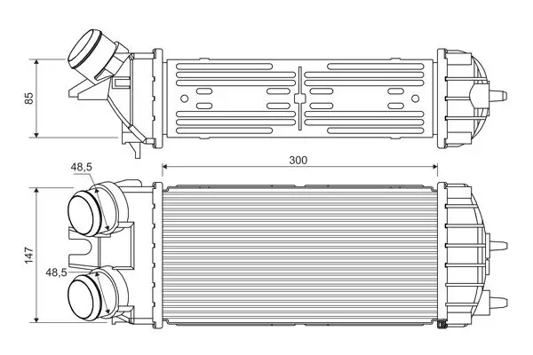 VALEO 817706 Turbo Radyatörü 0384G5 resmi