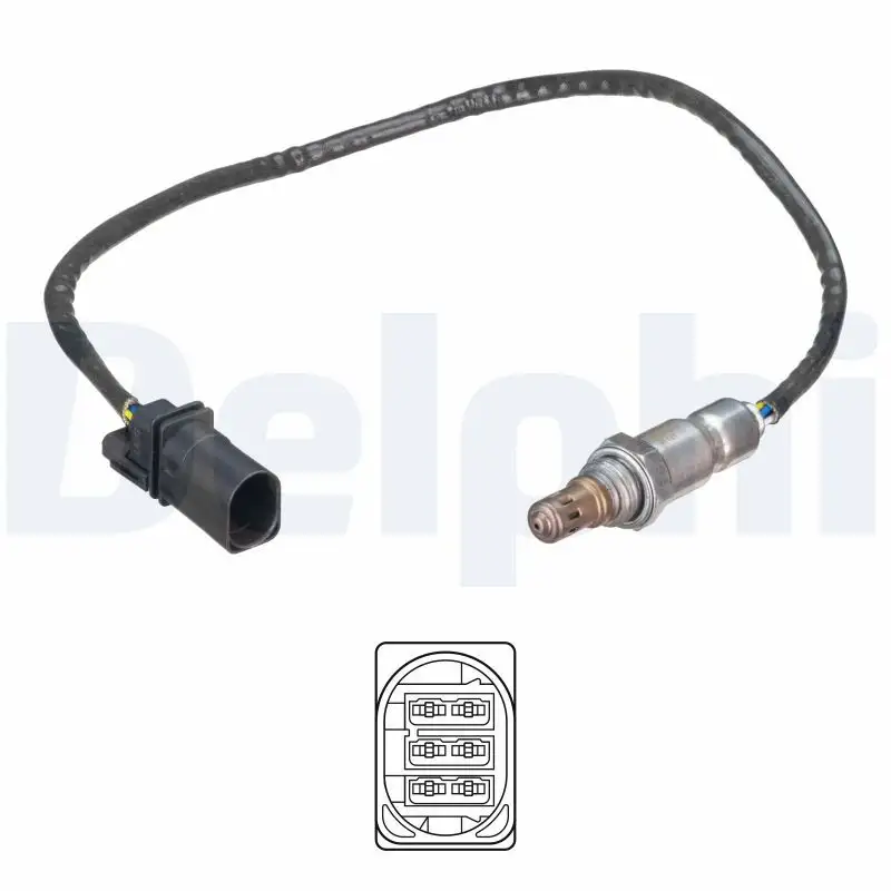 DELPHI ES21246-12B1 Oksijen Sensörü 04L906262C resmi