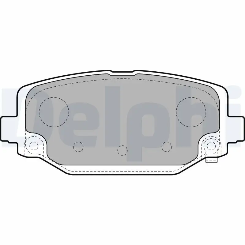 DELPHI LP2499 Arka Fren Balatası resmi