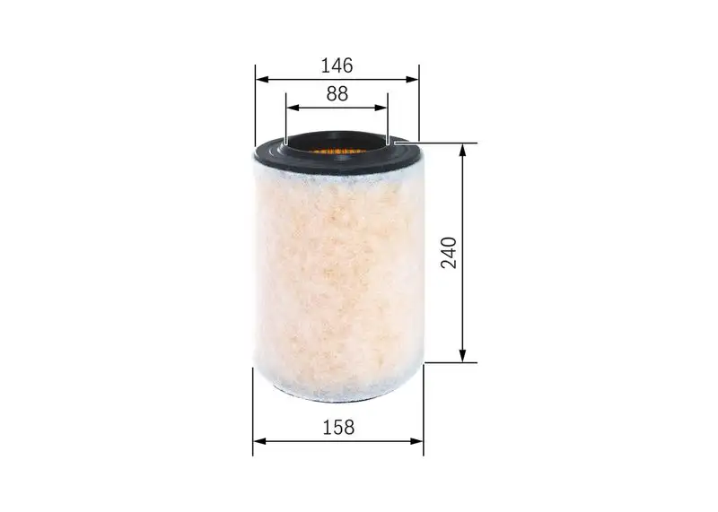 BOSCH F026400298 Hava Filtresi 6001073433 resmi