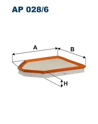 FILTRON AP028/6 Hava Filtresi 13717601868 resmi