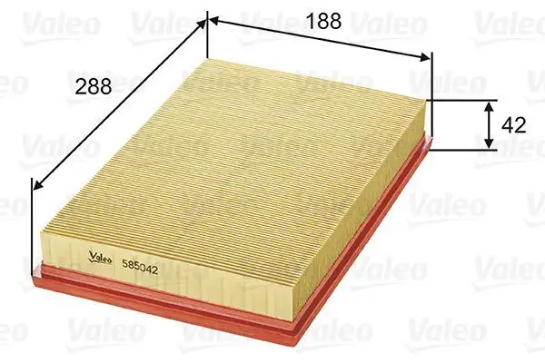VALEO 585042 Hava Filtresi resmi