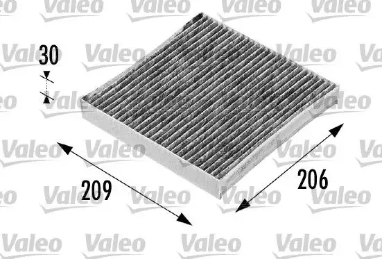 VALEO 698715 Polen Filtresi (Karbonlu) 8671017025 resmi