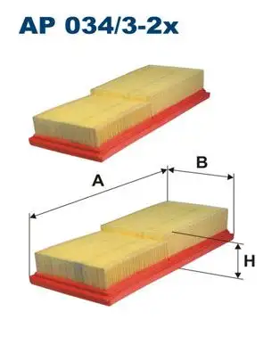 FILTRON AP034/3-2X Hava Filtresi resmi