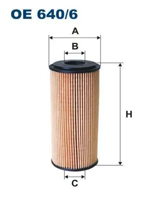 FILTRON OE640/6 Yağ Filtresi resmi