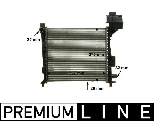 MAHLE CR322000P Radyatör A1685000002 resmi