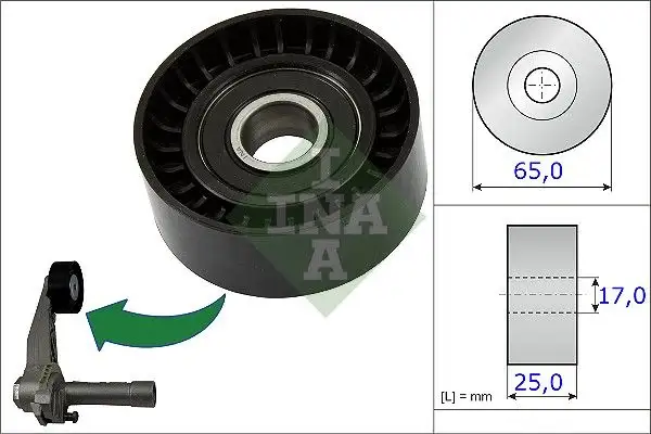 INA 531086610 Alternatör Gergi Rulmanı resmi