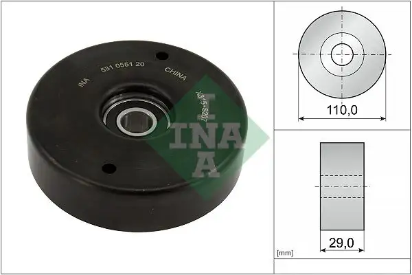 INA 531055120 Alternatör Gergi Rulmanı resmi