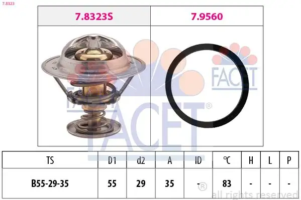 FACET 7.8323 Termostat resmi